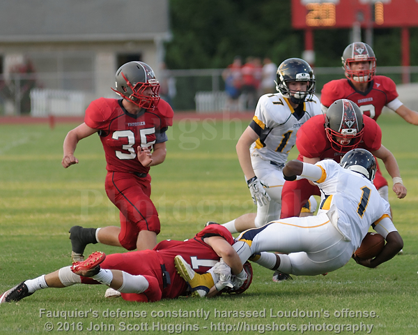 Loudoun County Raiders at Fauquier County High School. Varsity Football