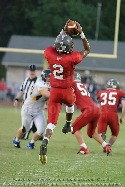 Loudoun County Raiders at Fauquier County High School. Varsity Football